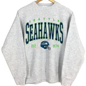 Seattle Seahawks Football Sweatshirt Retro Seattle Seahawks Shirt Sweater